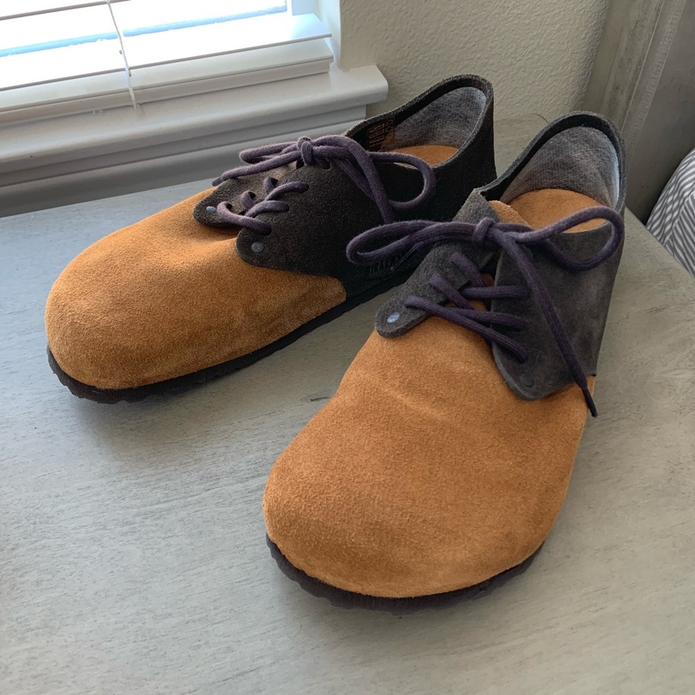 Birkenstock Montana Two Tone Leather Shoe 42
